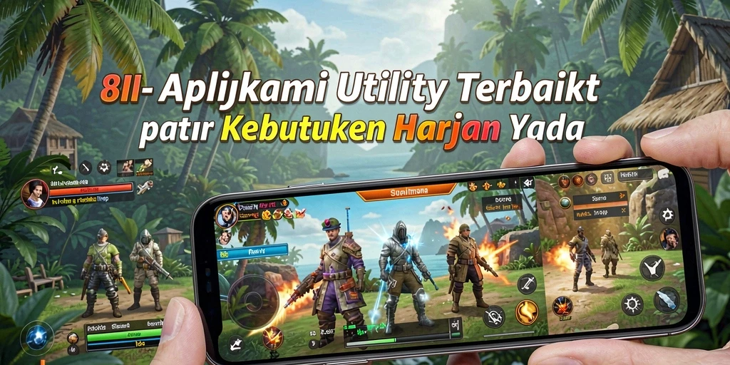 Tampilan antarmuka 8II yang intuitif dan mudah digunakan.