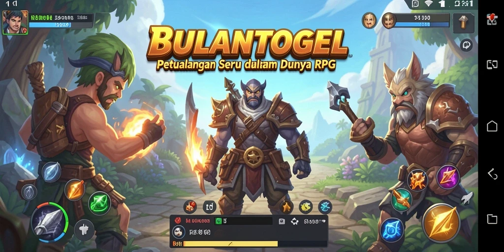 Screenshot gameplay BULANTOGEL menunjukkan aksi pertarungan yang mendebarkan.