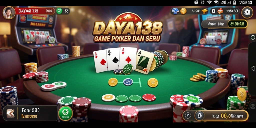 Gameplay poker seru dan kompetitif di DAYA138.