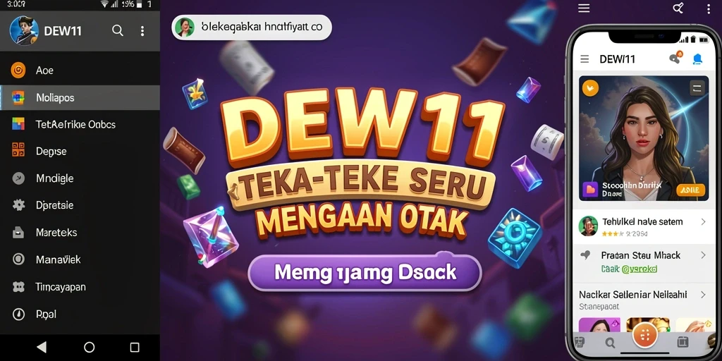 Tampilan menarik dari gameplay DEWI11 dengan tantangan Puzzle yang seru.