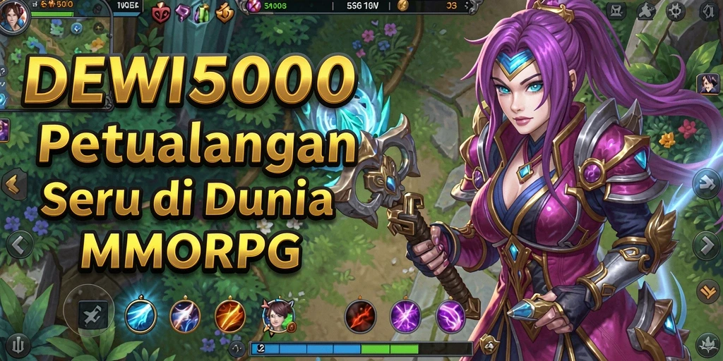 Gameplay seru DEWI5000 yang menghadirkan pertempuran epik dan petualangan tak terlupakan.