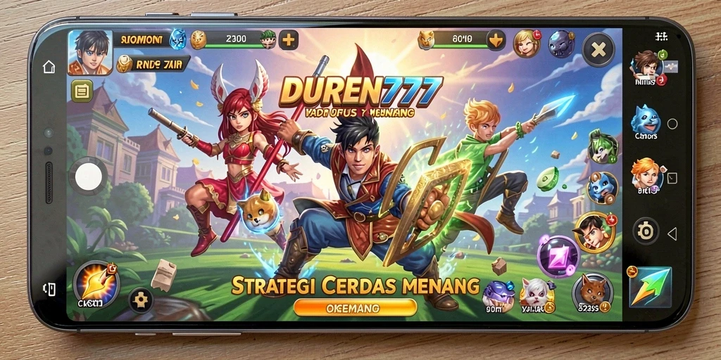 Tampilan gameplay menarik DUREN777 dengan strategi mendalam.