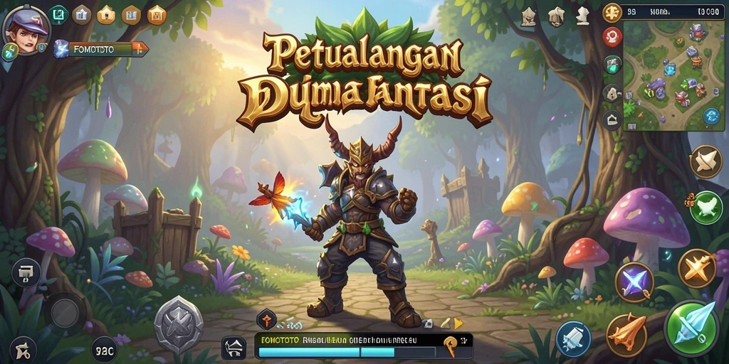 Gameplay seru FOMOTOTO dengan grafik yang menarik.