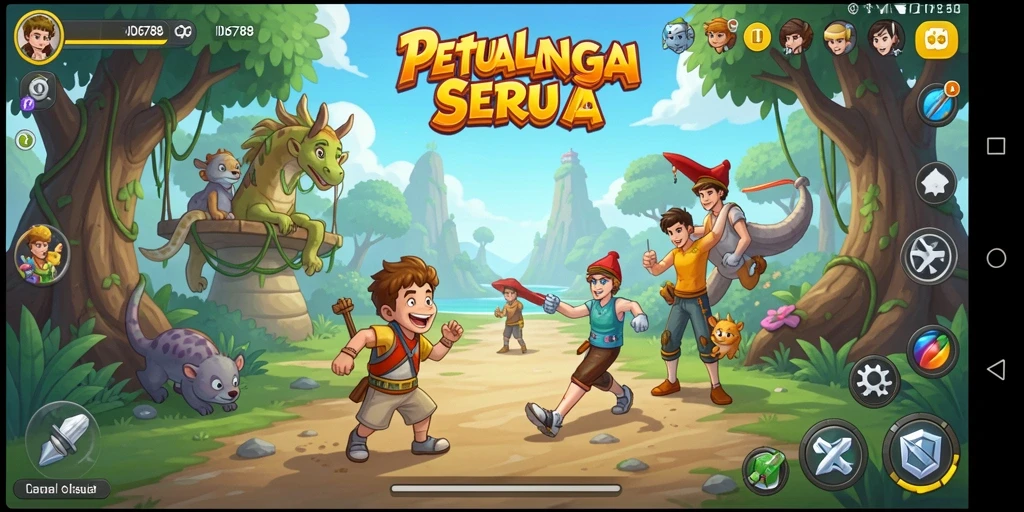 Tangkapan layar dari gameplay menawan ID6788 yang penuh tantangan.