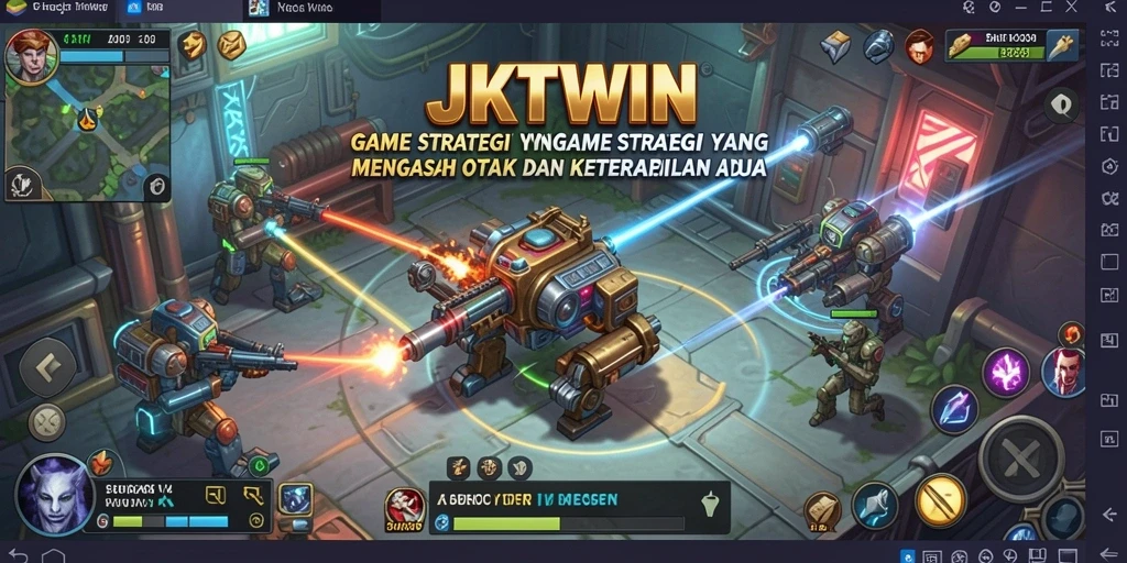 Tampilan gameplay JKTWIN yang menakjubkan dengan strategi yang menggugah adrenalin.