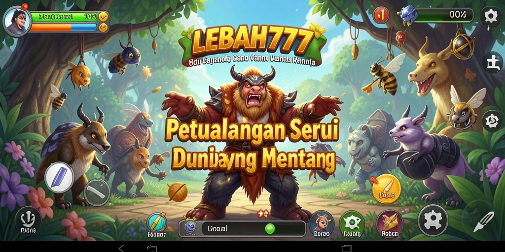 Tampilan gameplay LEBAH777 yang memukau dan penuh petualangan.