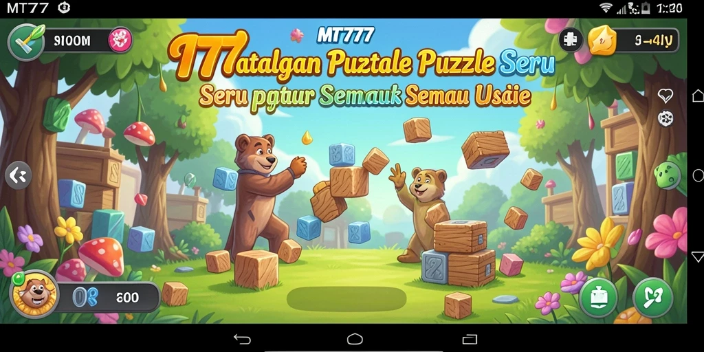 Gameplay menarik MT777 dengan tantangan Puzzle seru dan menantang.
