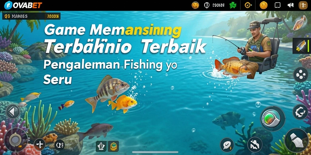 Gameplay OVABET yang menyoroti pengalaman memancing yang seru dan interaktif.