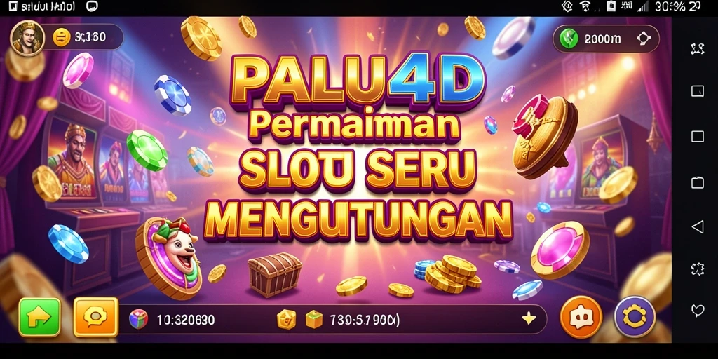 Tampilan gameplay PALU4D yang menarik dan penuh warna.