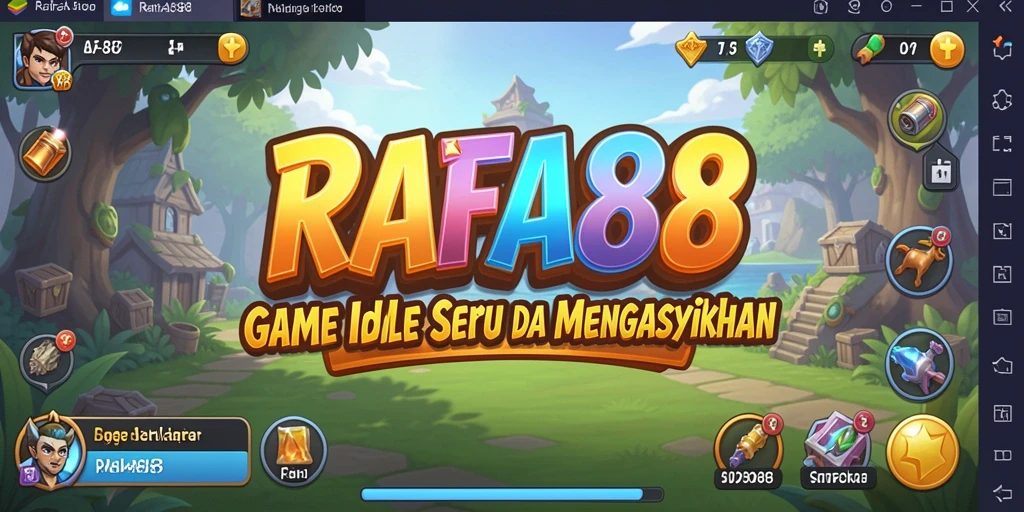 Tampilan gameplay menarik dan mudah dipahami dari RAFA88.