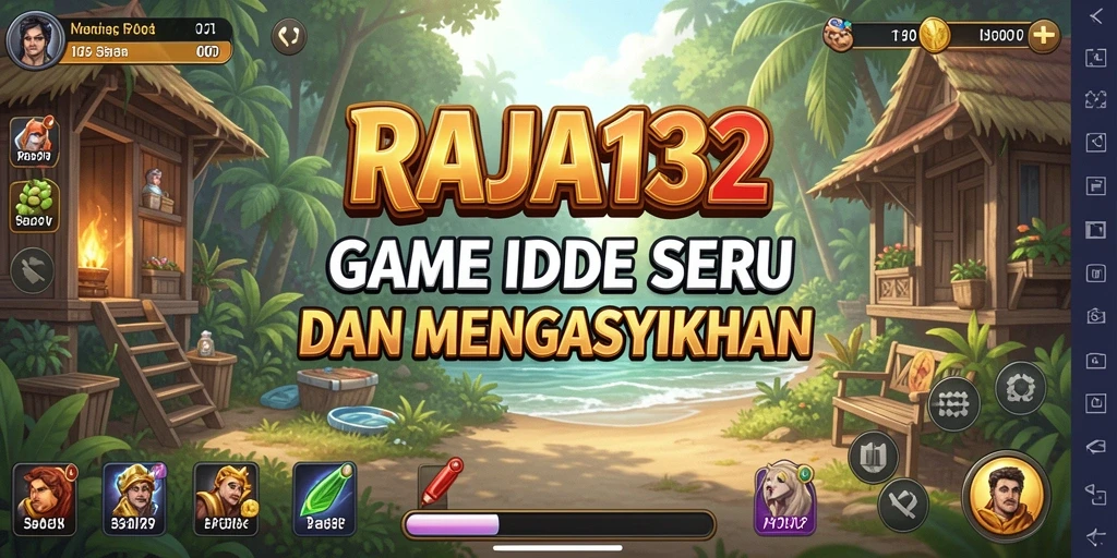 Tampilan utama gameplay RAJA132 yang seru dan interaktif.