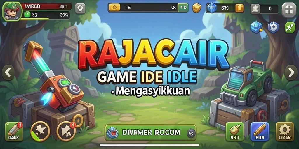 Tampilan gameplay RAJACAIR yang memikat dan santai.